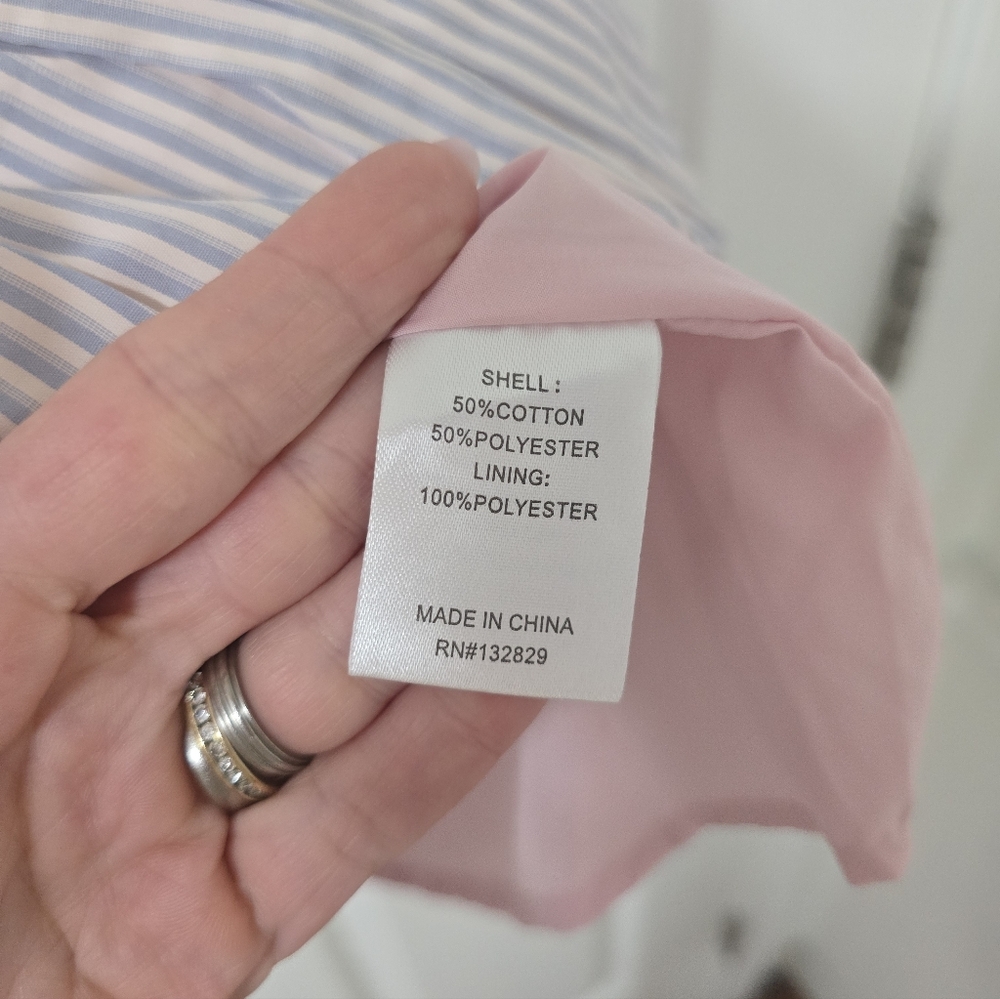 More To Come Revolve Davina Halter Neck Mini Dress In Nude Stripe New Size XS - Picture 6 of 8